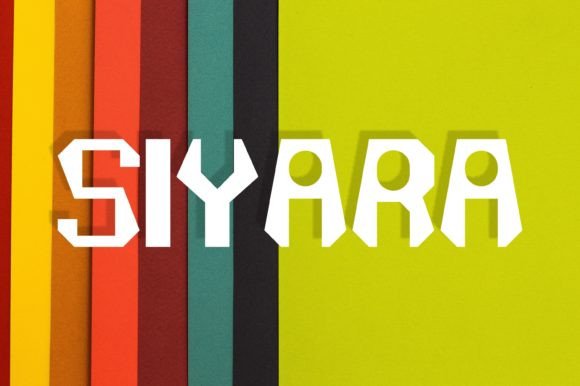 Siyara Font PNG with transparent background - Preview 1