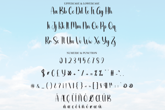 Skyday Font PNG with transparent background - Preview 6