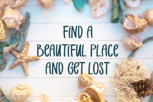 Beach Garden Font - Preview 1