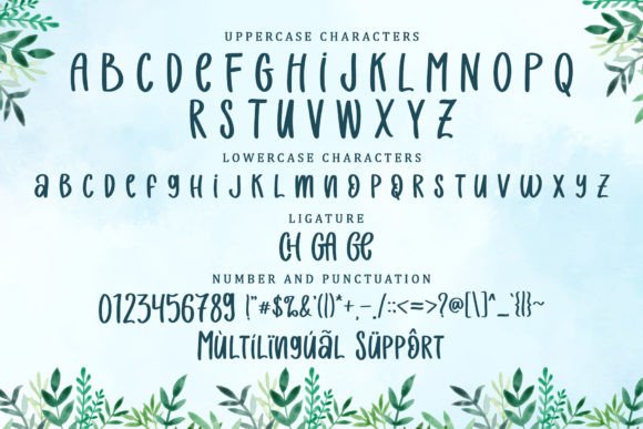 Beach Garden Font - Preview 6