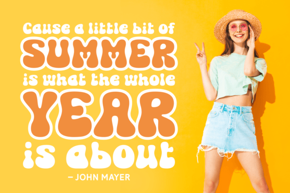 Beach Retro Font - Preview 2