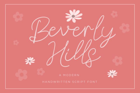 Beverly Hills Font - Preview 1