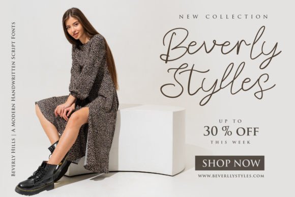 Beverly Hills Font - Preview 4
