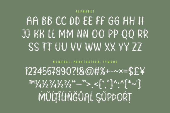 Cactus Plants Font - Preview 4