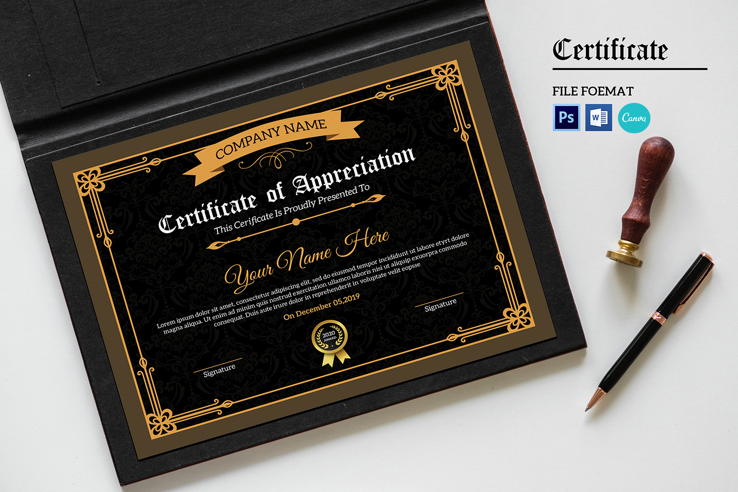 Certificate of Appreciation Template Graphic by sistecbd · Creative Fabrica