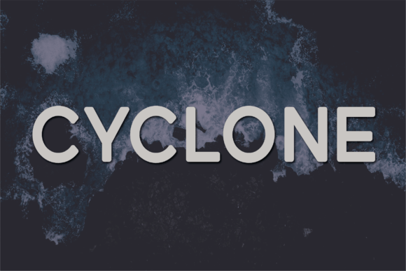 Cyclone Sans Serif Font By A Christie
