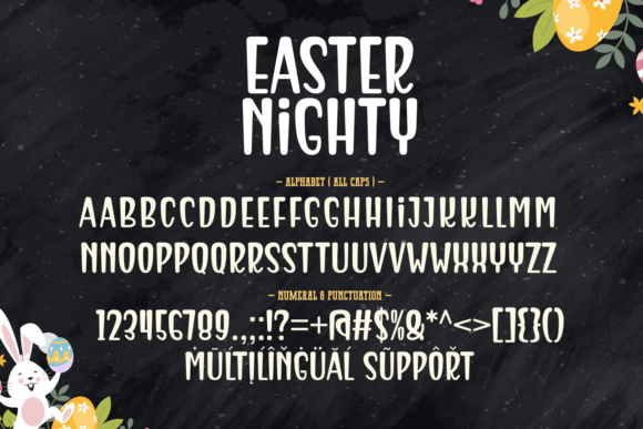 Easter Nighty Font - Preview 4