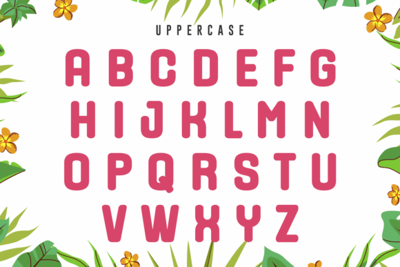 Flower Beauty Font - Preview 6
