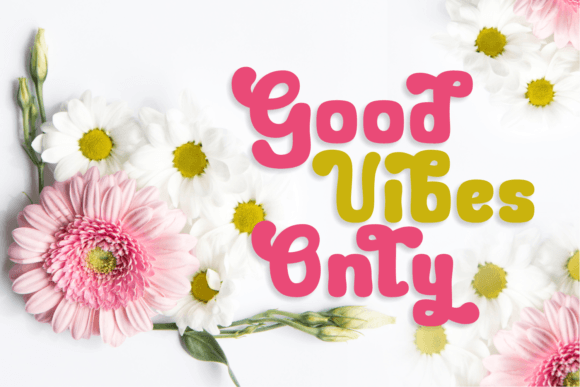 Happy Giberny Font PNG with transparent background - Preview 1