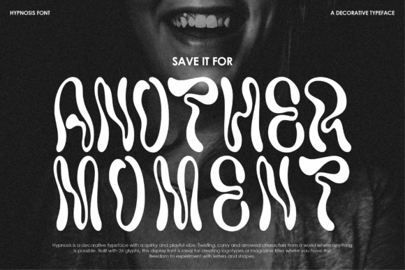 Hypnosis Font PNG with transparent background - Preview 1