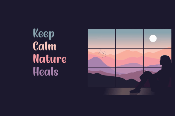Just Quiet Font PNG with transparent background - Preview 1