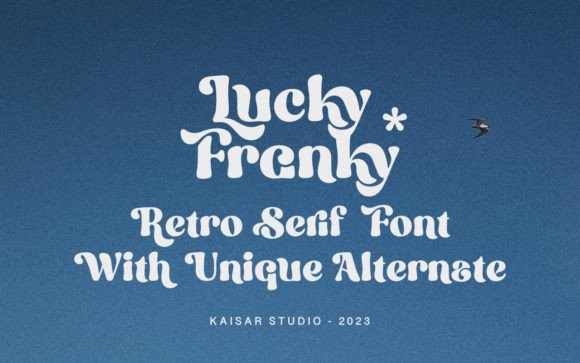 Lucky Franky Font PNG with transparent background - Preview 4