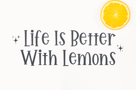 Mango Farmhouse Font PNG with transparent background - Preview 3
