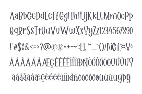 Mango Farmhouse Font PNG with transparent background - Preview 4