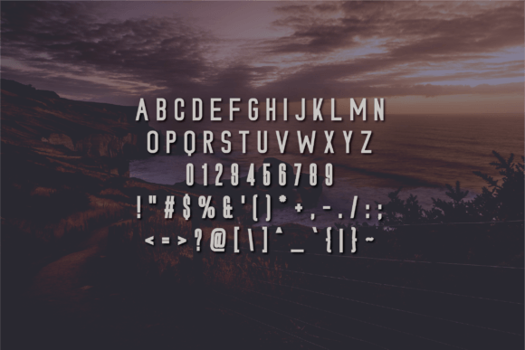 Mosphere Font PNG with transparent background - Preview 2