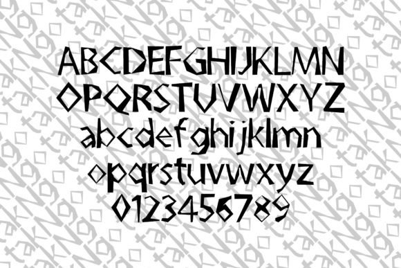 Ngotak Font PNG with transparent background - Preview 3