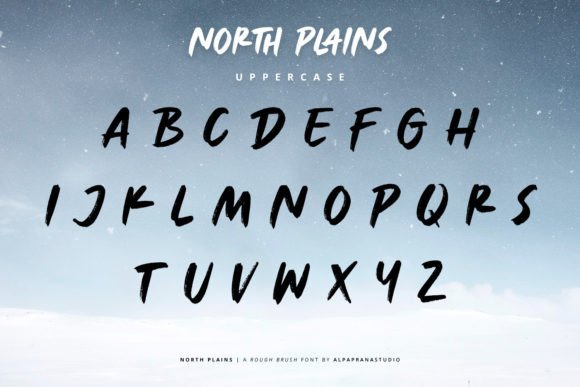 North Plains Font PNG with transparent background - Preview 6