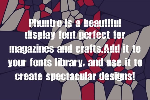 Phuntro Font PNG with transparent background - Preview 4