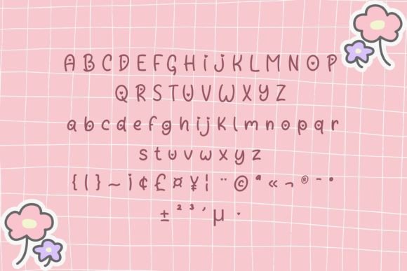 Pinky Dime Font PNG with transparent background - Preview 2