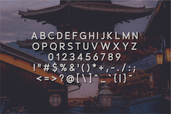 Serenity Font PNG with transparent background - Preview 2