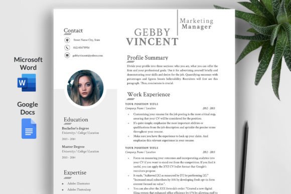 Simple Minimalist Resume Template