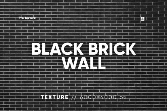 20 Black Brick Wall Texture