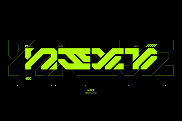 Aero Flux Font - Preview 3