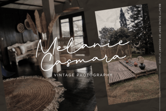 Beauty Scene Font PNG with transparent background - Preview 4
