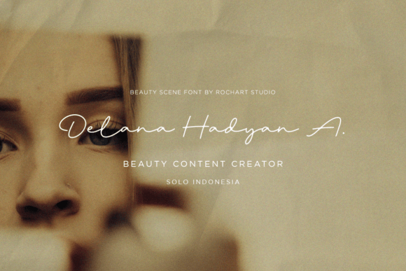 Beauty Scene Font PNG with transparent background - Preview 6