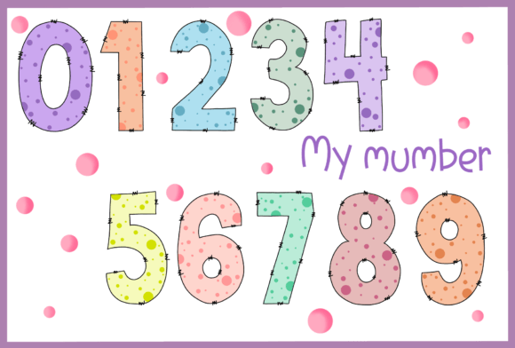 Buble Font PNG with transparent background - Preview 2