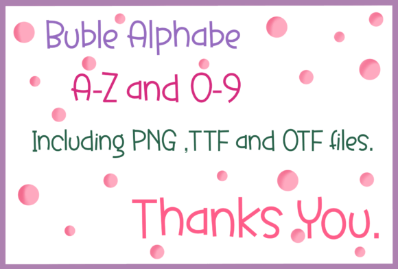 Buble Font - Preview 5