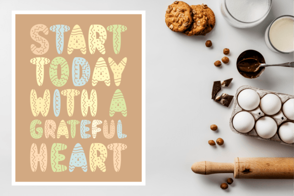 Cheese Cookies Font - Preview 1