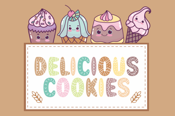 Cheese Cookies Font - Preview 2