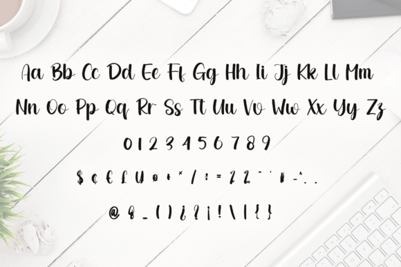 Falling Font - Preview 5