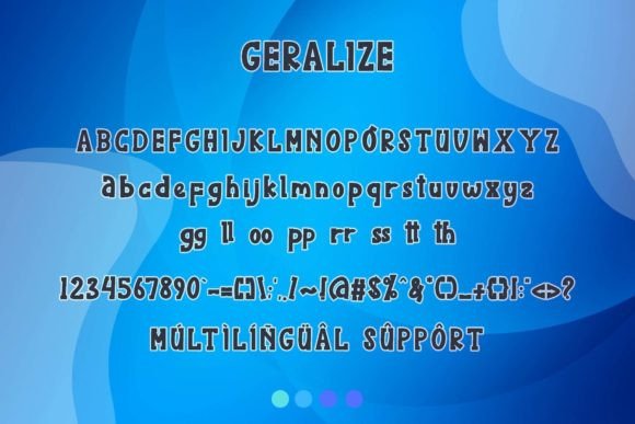 Geralize Font - Preview 5
