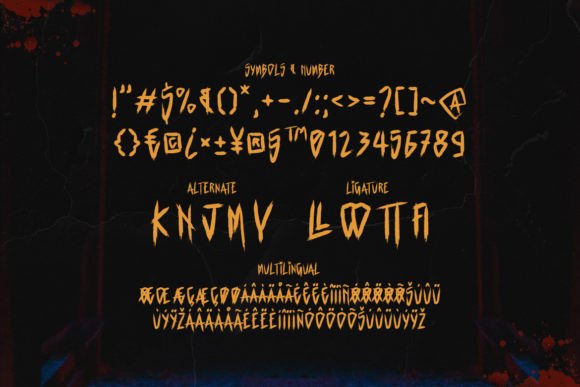 Impeilord Font PNG with transparent background - Preview 2