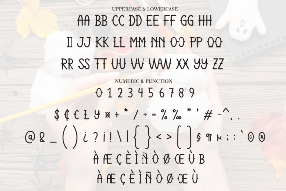 Minion Handmade Font PNG with transparent background - Preview 6