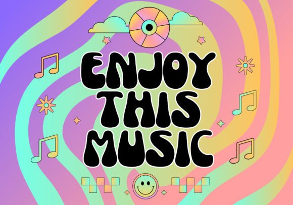 Mommy Music Font PNG with transparent background - Preview 1