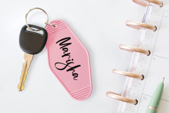 Pink Burger Font PNG with transparent background - Preview 1
