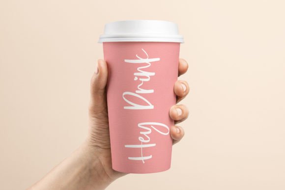 Pink Burger Font PNG with transparent background - Preview 2
