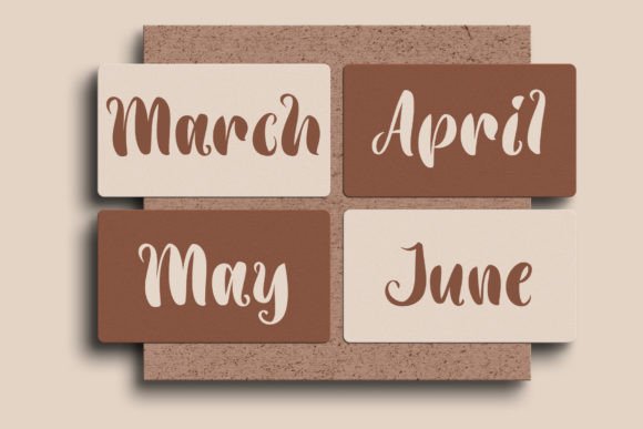 Rabbit Warm Font PNG with transparent background - Preview 1