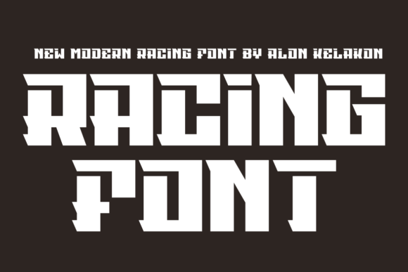 Race Nosmax Font PNG with transparent background - Preview 1