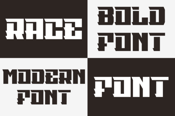 Race Nosmax Font PNG with transparent background - Preview 2