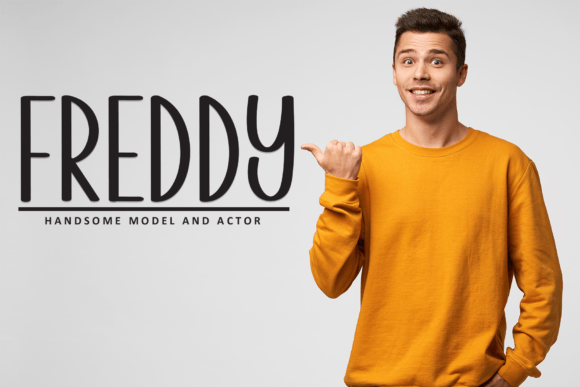 Retro Handmade Font PNG with transparent background - Preview 1