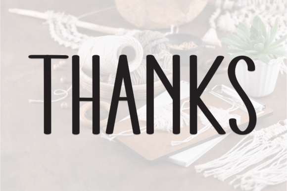 Retro Handmade Font PNG with transparent background - Preview 5