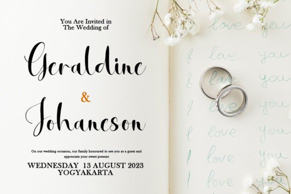 Samsarisa Font PNG with transparent background - Preview 1