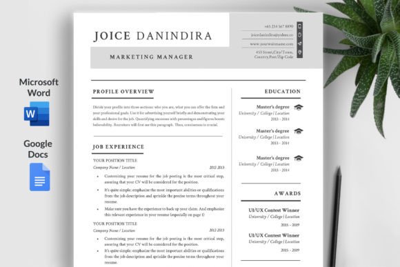 Simple Professional Resume Template