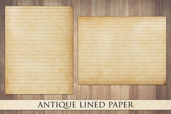 Antique Lined Journal Paper