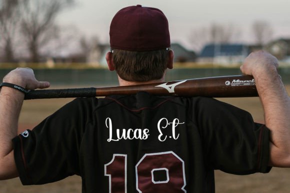 Baseball Font - Preview 1