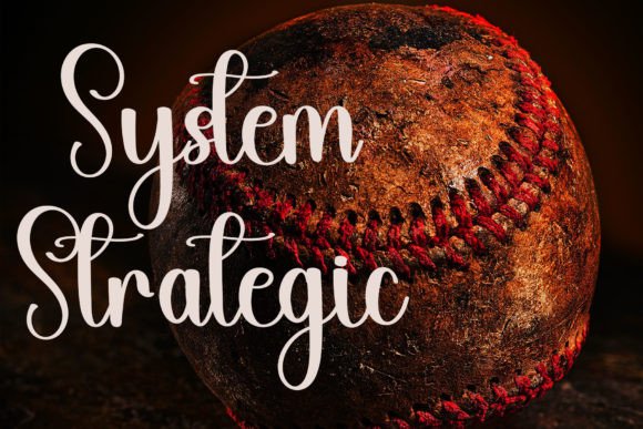 Baseball Font - Preview 4